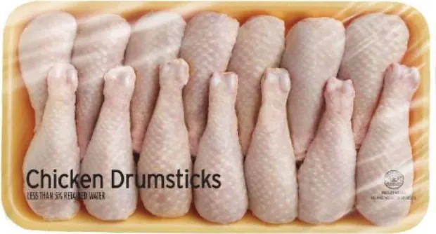 Chicken drumsticks tray